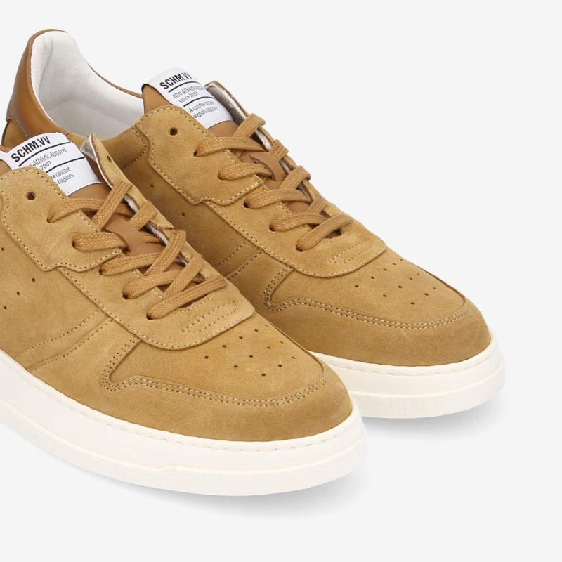 ORDER SNEAKER - FULLSUEDE/NAPPA -  CAMEL/TABAC